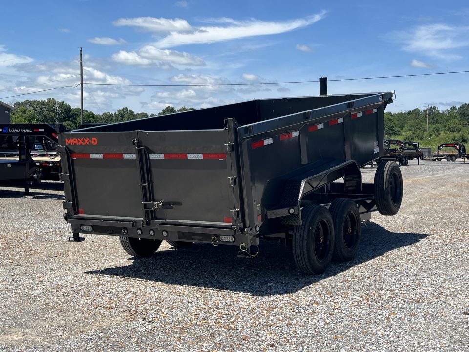 New 2027 MAXX-D 83"X14' 17.5K Telescopic Dump Trailer HYD JACK