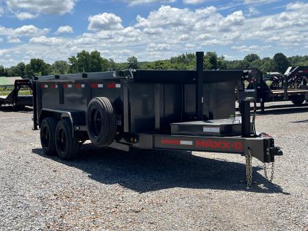 New 2027 MAXX-D 83"X14' 17.5K Telescopic Dump Trailer HYD JACK