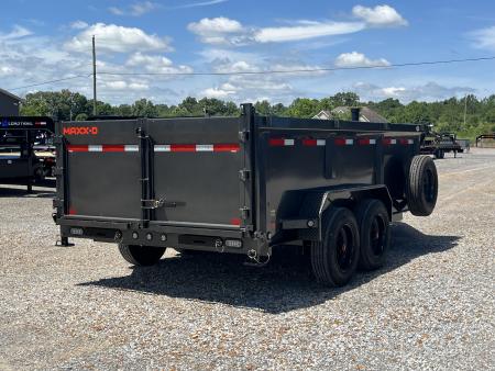 New 2027 MAXX-D 83"X14' 17.5K Telescopic Dump Trailer HYD JACK