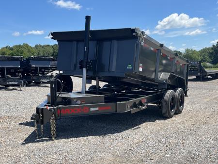 New 2027 MAXX-D 83"X14' 17.5K Telescopic Dump Trailer HYD JACK