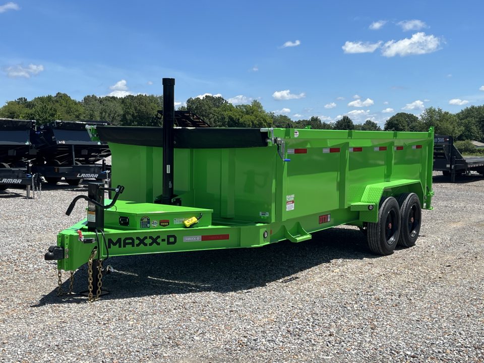 New 2027 MAXX-D 83"X16' 17.5K Telescopic Dump Trailer