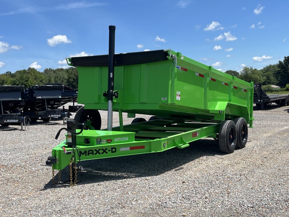 New 2027 MAXX-D 83"X16' 17.5K Telescopic Dump Trailer