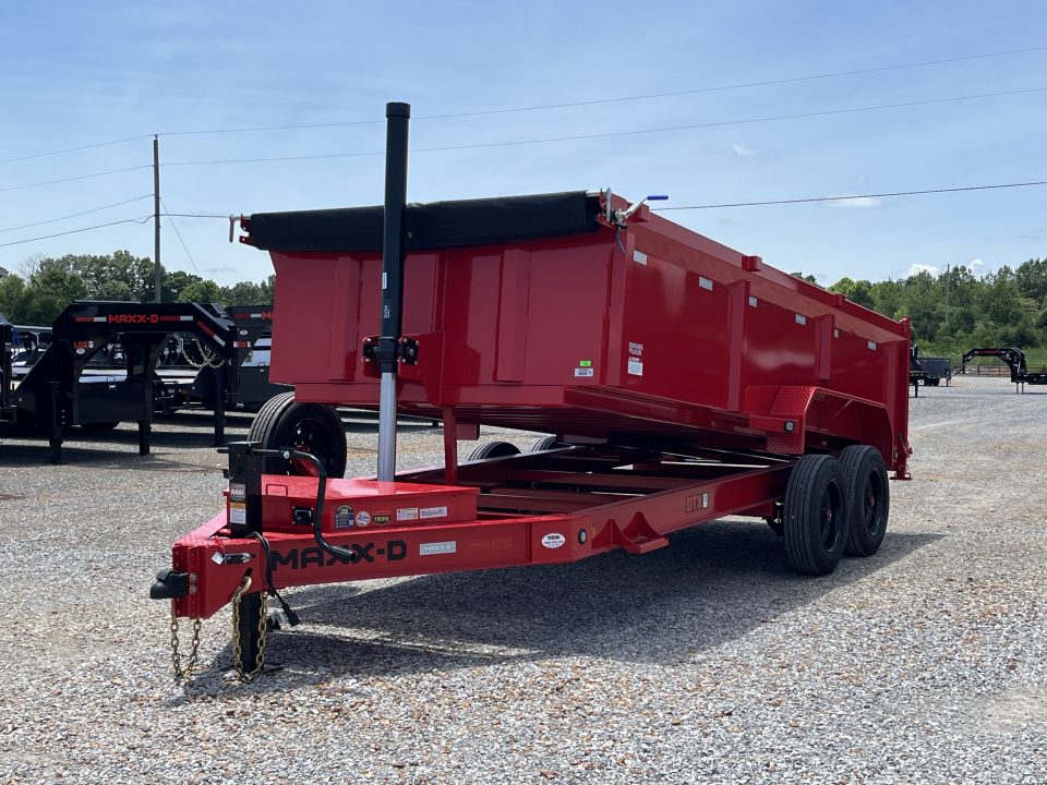 New 2027 MAXX-D 83"X16' 17.5K Telescopic Dump Trailer