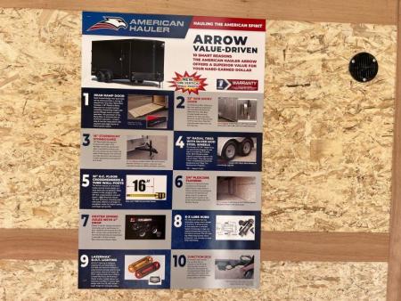 New 2026 American Hauler AR716T2-D Cargo / Enclosed Trailer