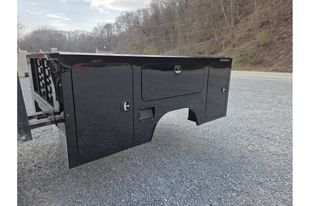 New 2026 DuraMag S-Series Aluminum Service Body SRW Gloss Black Service Bodies