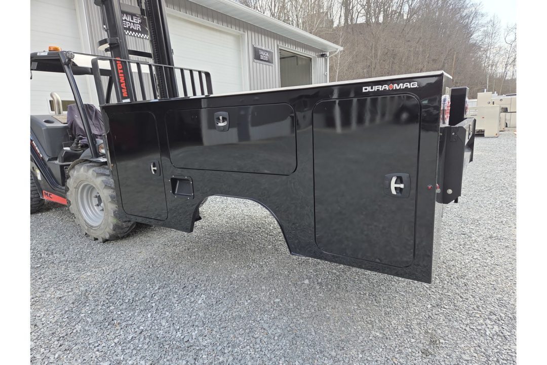 New 2026 DuraMag S-Series Aluminum Service Body SRW Gloss Black Service Bodies