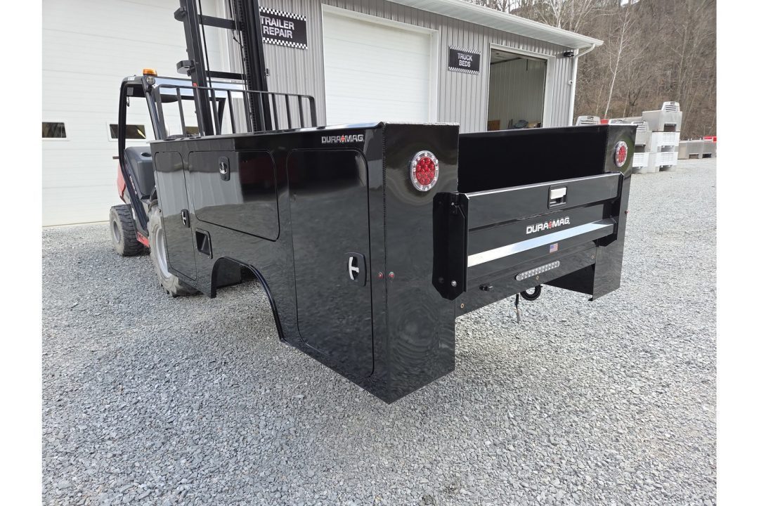 New 2026 DuraMag S-Series Aluminum Service Body SRW Gloss Black Service Bodies