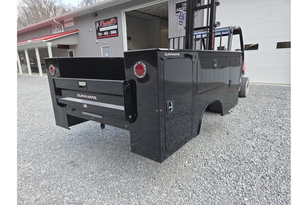 New 2026 DuraMag S-Series Aluminum Service Body SRW Gloss Black Service Bodies