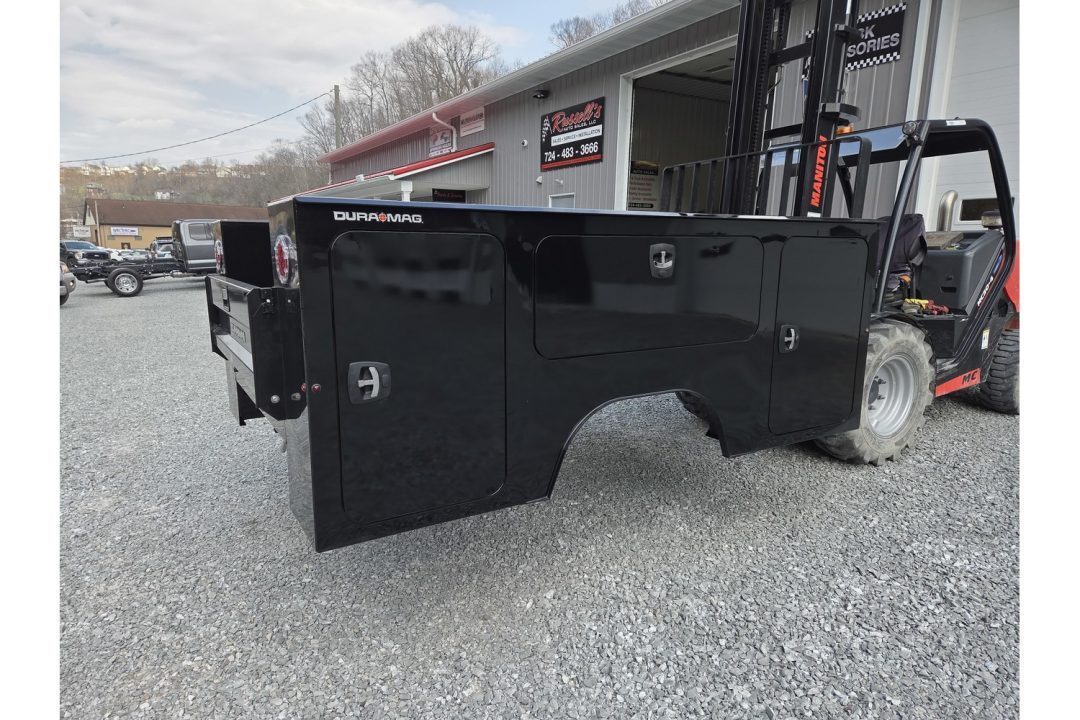 New 2026 DuraMag S-Series Aluminum Service Body SRW Gloss Black Service Bodies