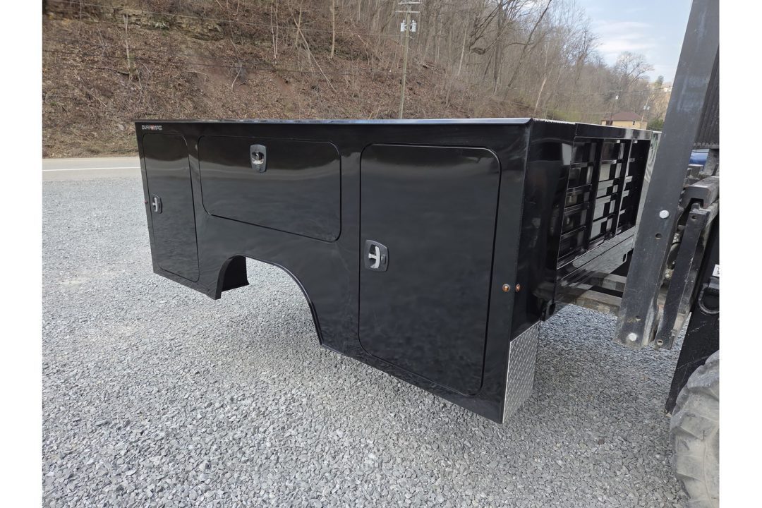 New 2026 DuraMag S-Series Aluminum Service Body SRW Gloss Black Service Bodies