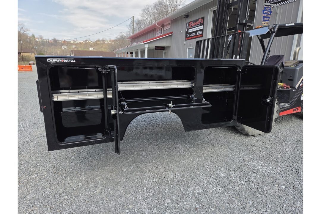 New 2026 DuraMag S-Series Aluminum Service Body SRW Gloss Black Service Bodies