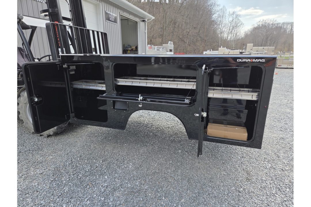 New 2026 DuraMag S-Series Aluminum Service Body SRW Gloss Black Service Bodies