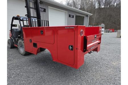 New Dura Mag Truck Bodies S-Series Aluminum Service Body White SRW Red