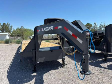 New 2026 Lamar Trailers 102 X 40' FG 30K DECK OVER (2) 15K AXLES Flatbed Trailer