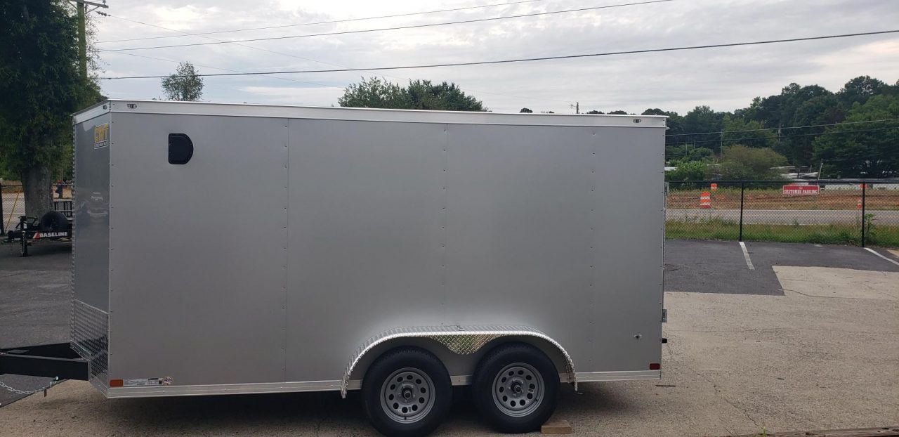 New 2026 Covered Wagon 7x14 Enclosed, 6'6" Height, 7K GVWR