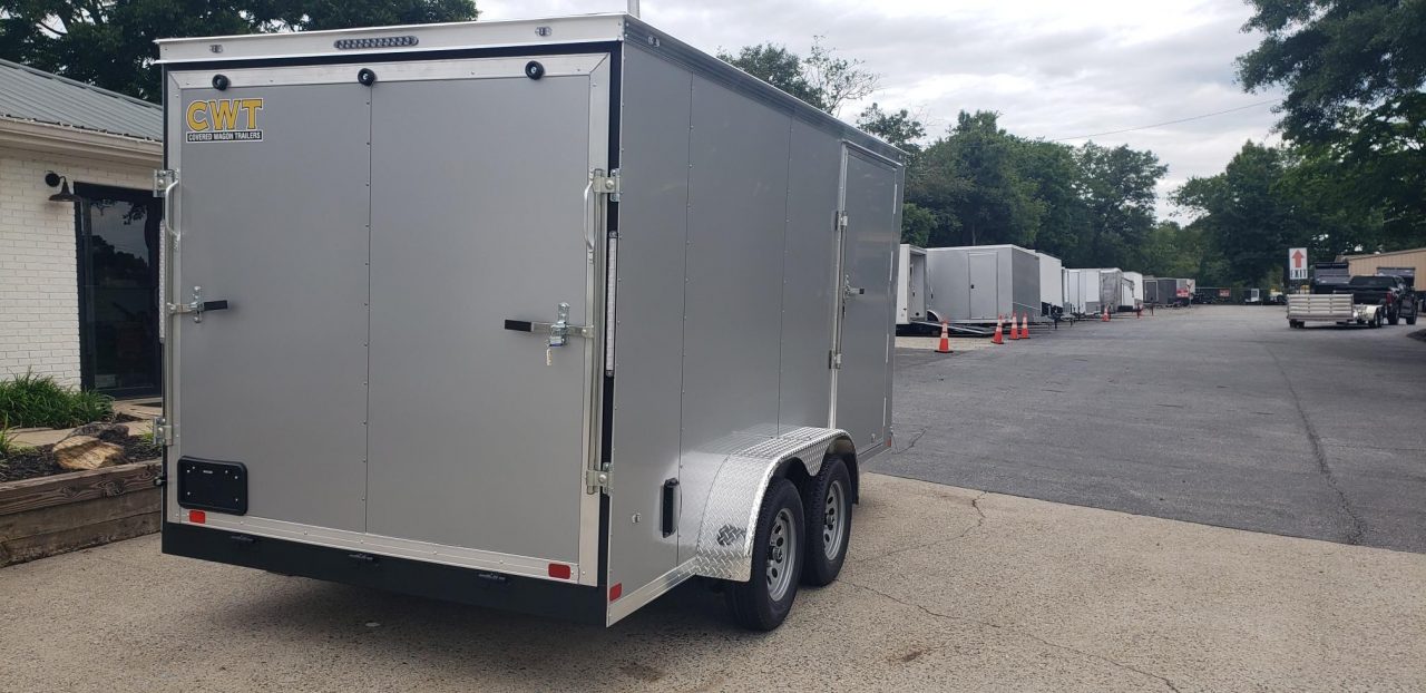 New 2026 Covered Wagon 7x14 Enclosed, 6'6" Height, 7K GVWR