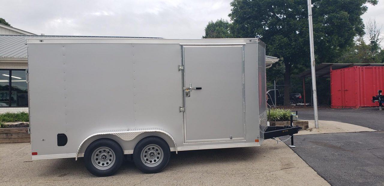 New 2026 Covered Wagon 7x14 Enclosed, 6'6" Height, 7K GVWR