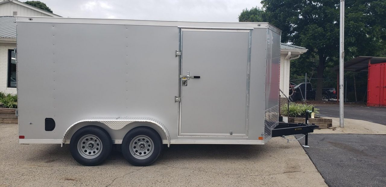 New 2026 Covered Wagon 7x14 Enclosed, 6'6" Height, 7K GVWR