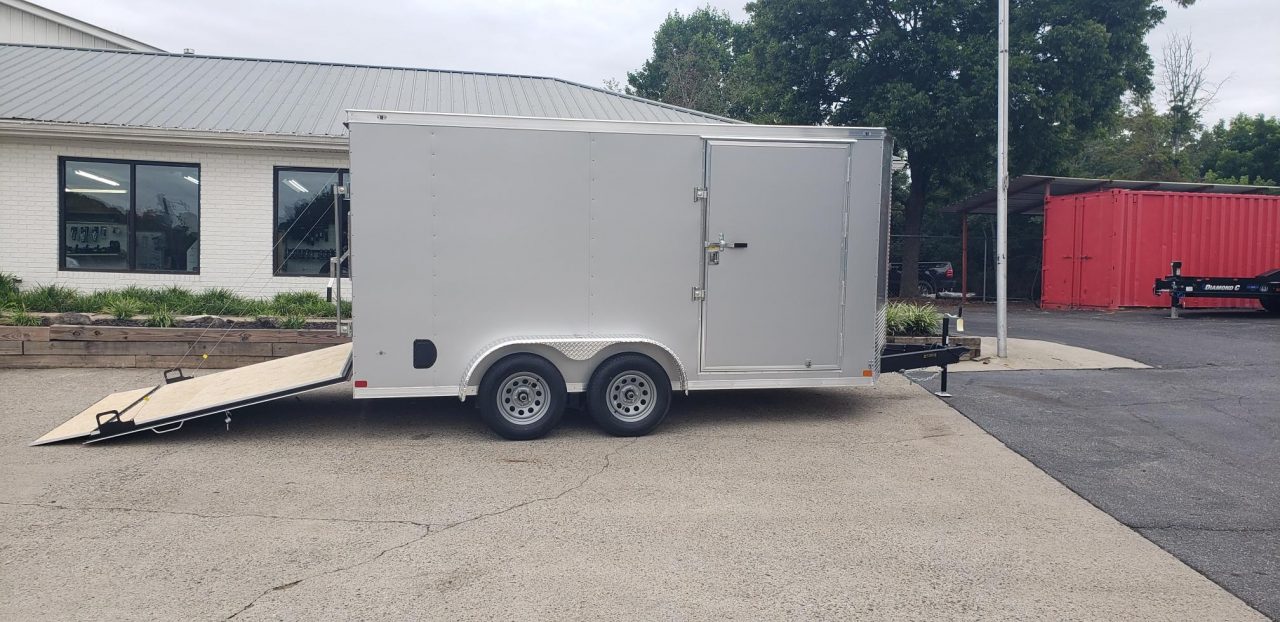New 2026 Covered Wagon 7x14 Enclosed, 6'6" Height, 7K GVWR