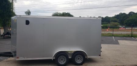 New 2026 Covered Wagon 7x14 Enclosed, 6'6" Height, 7K GVWR