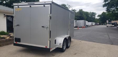 New 2026 Covered Wagon 7x14 Enclosed, 6'6" Height, 7K GVWR