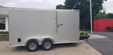 New 2026 Covered Wagon 7x14 Enclosed, 6'6  Height, 7K GVWR