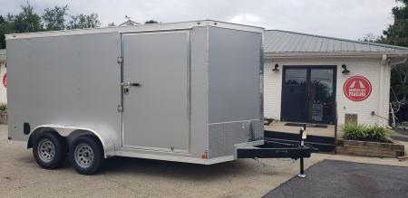 New 2026 Covered Wagon 7x14 Enclosed, 6'6" Height, 7K GVWR
