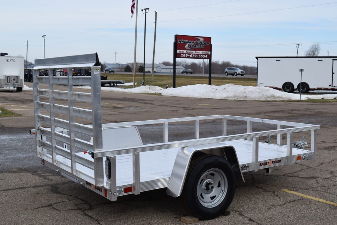 New 2026 Sport Haven 6x10 Aluminum Utility Trailer