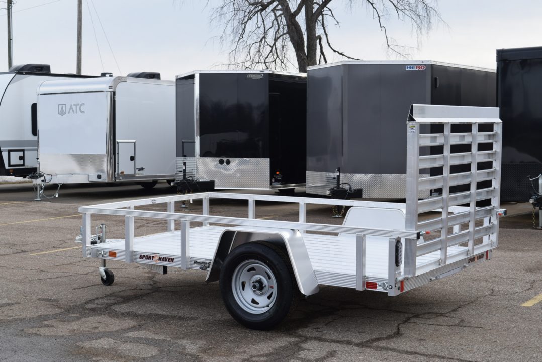 New 2026 Sport Haven 6x10 Aluminum Utility Trailer