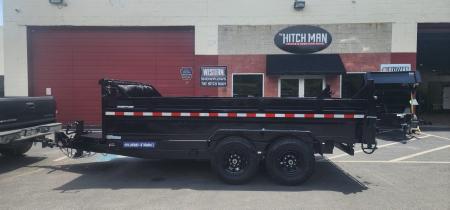 New 7 x 14 Sure-Trac Low-Pro Telescopic Dump Trailer 14k