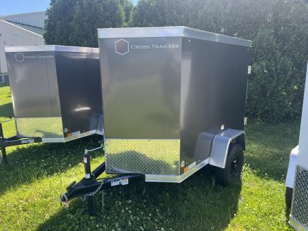 New 2026 Cross Trailers 4x6 2K Ramp Door Cargo / Enclosed Trailer
