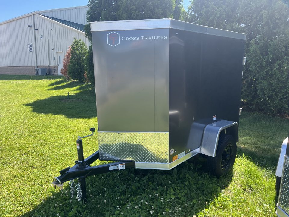 New 2026 Cross Trailers 4x6 2K Ramp Door Cargo / Enclosed Trailer
