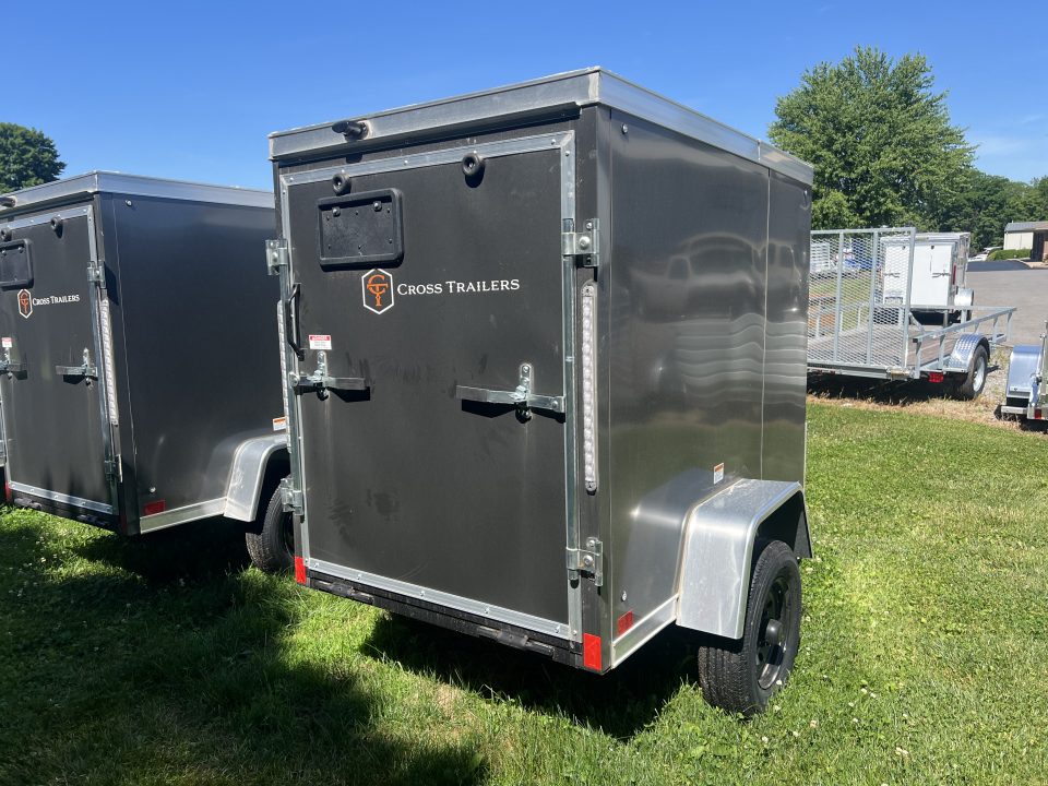 New 2026 Cross Trailers 4x6 2K Ramp Door Cargo / Enclosed Trailer