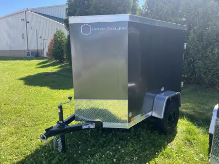 New 2026 Cross Trailers 4x6 2K Ramp Door Cargo / Enclosed Trailer