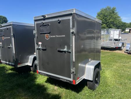 New 2026 Cross Trailers 4x6 2K Ramp Door Cargo / Enclosed Trailer