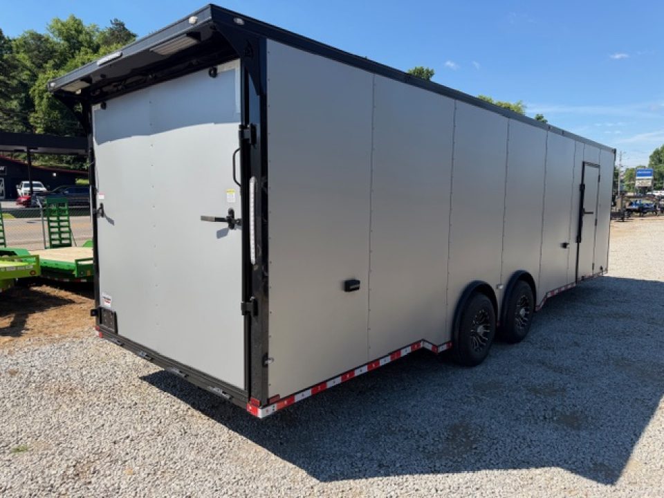 New OUTLAW Light Race 8.5x28 12k Silver/Black Trim PKG W/ RS Cab