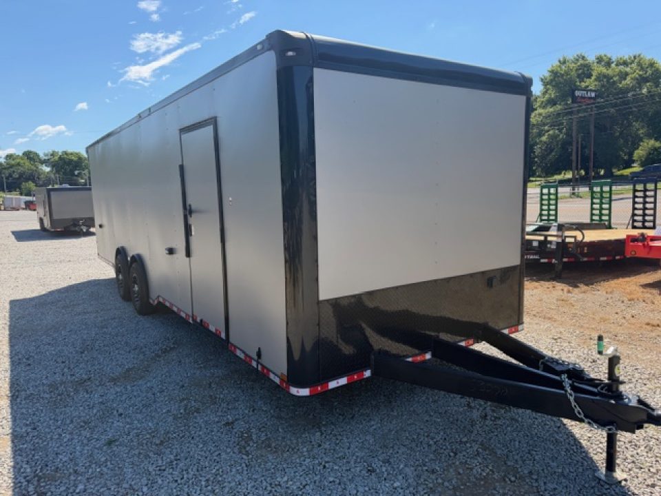 New OUTLAW Light Race 8.5x28 12k Silver/Black Trim PKG W/ RS Cab