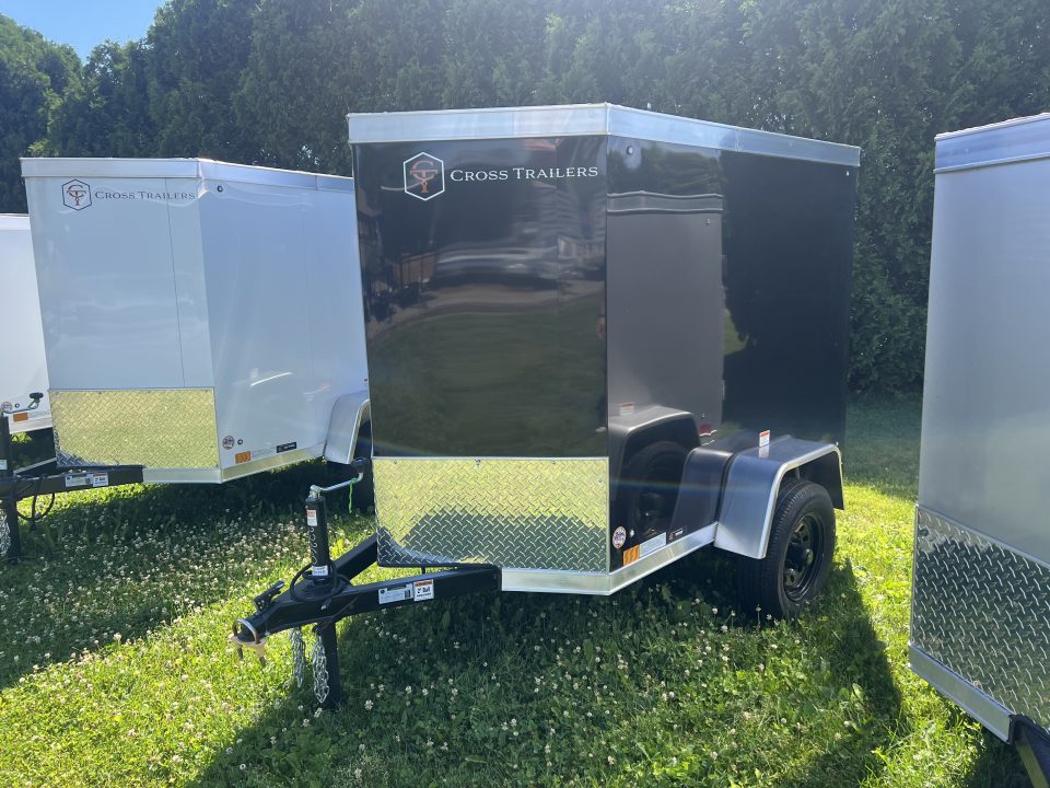 New 2026 Cross Trailers 4x6 2K Barn Door Cargo / Enclosed Trailer