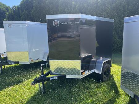 New 2026 Cross Trailers 4x6 2K Barn Door Cargo / Enclosed Trailer