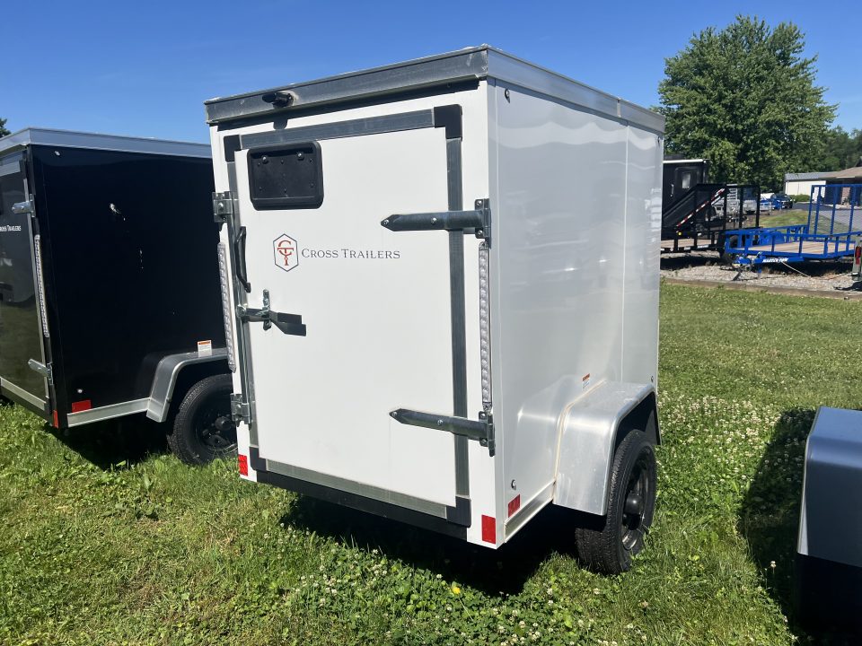New 2026 Cross Trailers 4x6 2K Barn Door Cargo / Enclosed Trailer