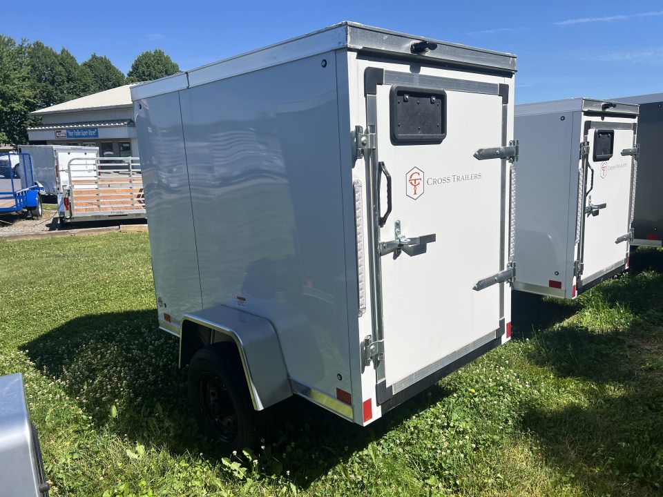 New 2026 Cross Trailers 4x6 2K Barn Door Cargo / Enclosed Trailer