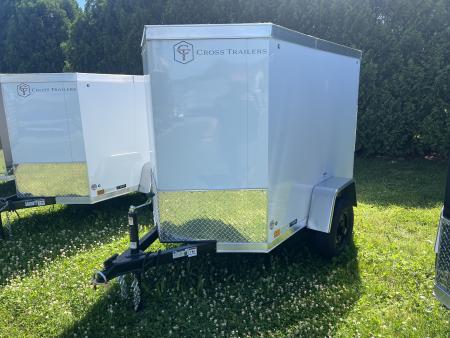 New 2026 Cross Trailers 4x6 2K Barn Door Cargo / Enclosed Trailer