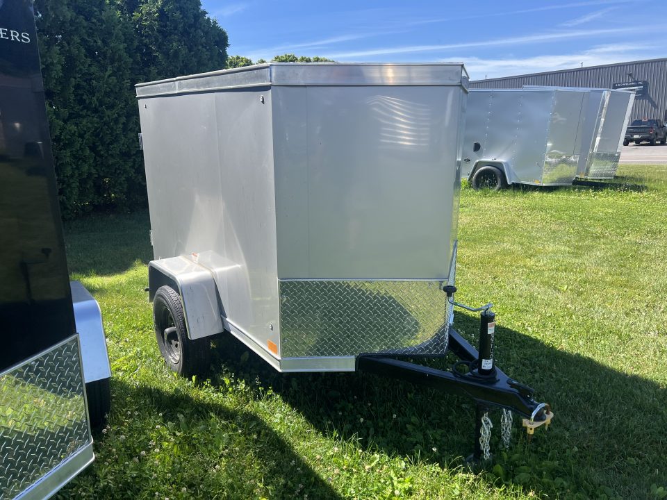 New 2026 Cross Trailers 4x6 2K Barn Door Cargo / Enclosed Trailer