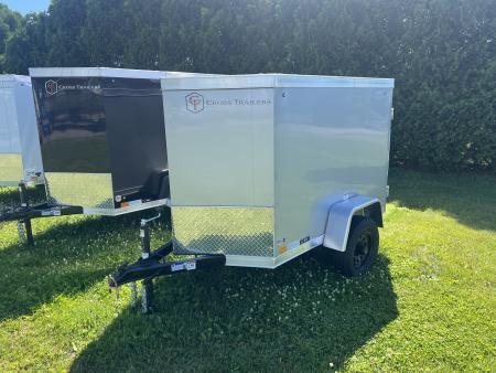 New 2026 Cross Trailers 4x6 2K Barn Door Cargo / Enclosed Trailer