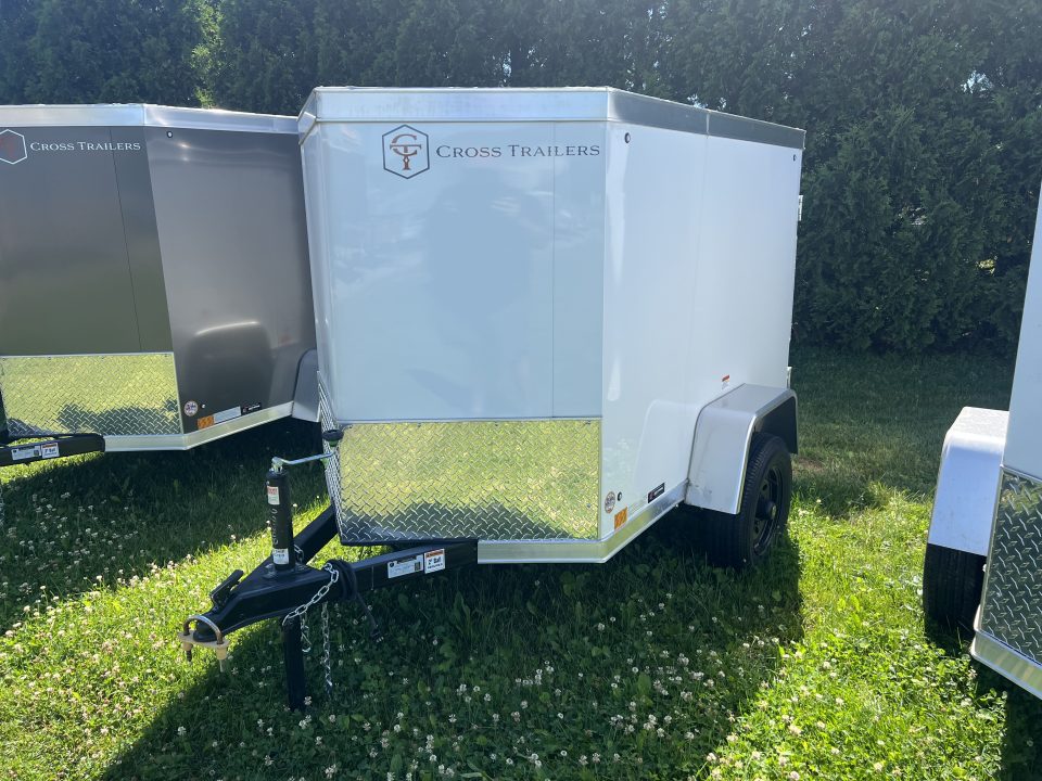 New 2026 Cross Trailers 4x6 2K Barn Door Cargo / Enclosed Trailer