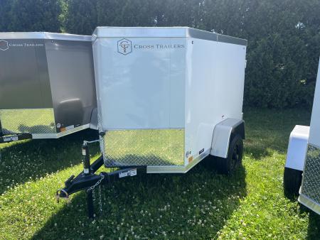 New 2026 Cross Trailers 4x6 2K Barn Door Cargo / Enclosed Trailer