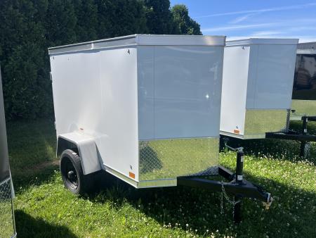 New 2026 Cross Trailers 4x6 2K Barn Door Cargo / Enclosed Trailer