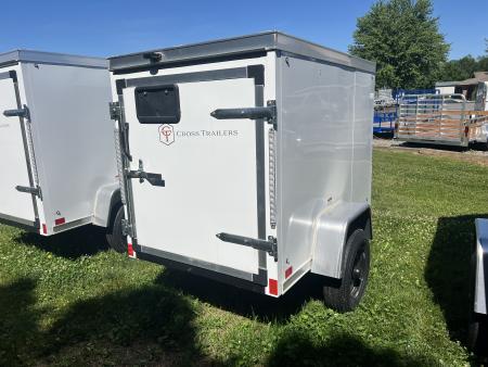 New 2026 Cross Trailers 4x6 2K Barn Door Cargo / Enclosed Trailer