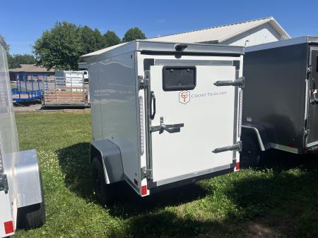 New 2026 Cross Trailers 4x6 2K Barn Door Cargo / Enclosed Trailer