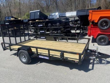 New 7 x 14 Sure-Trac Tube Top Utility Trailer 5K w/ Brakes